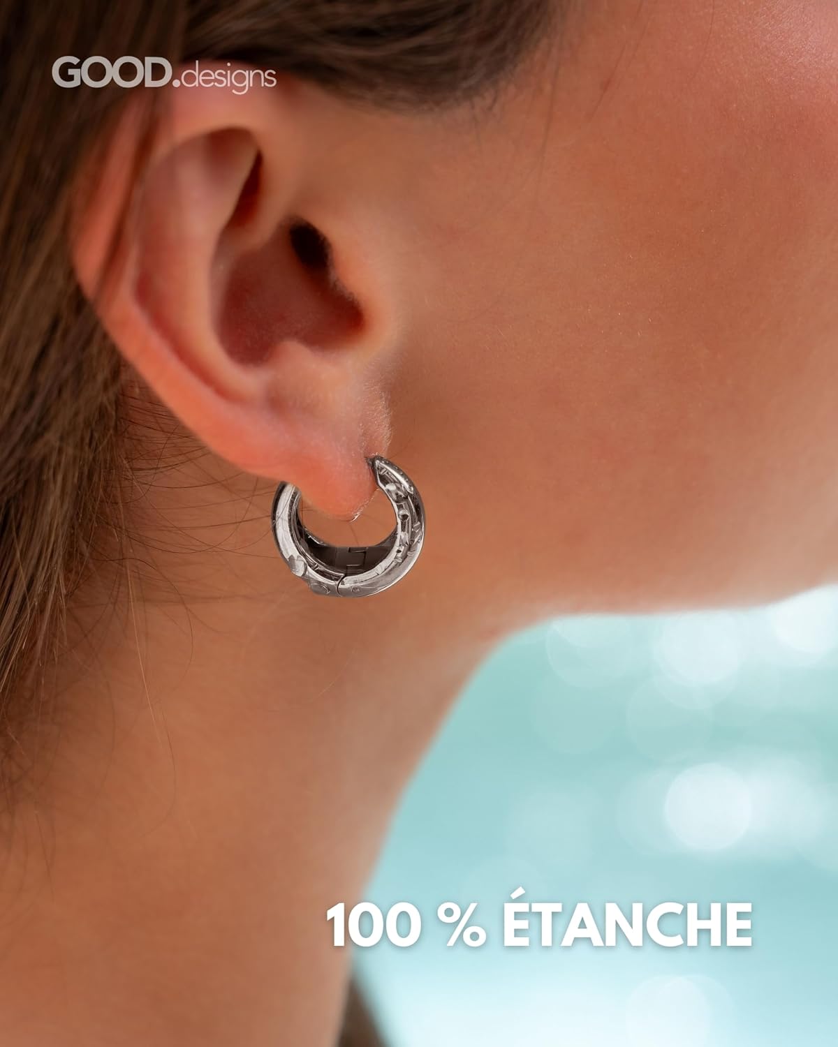 Thumbnail 4 de Créoles 18 mm élégantes en acier inoxydable 💍