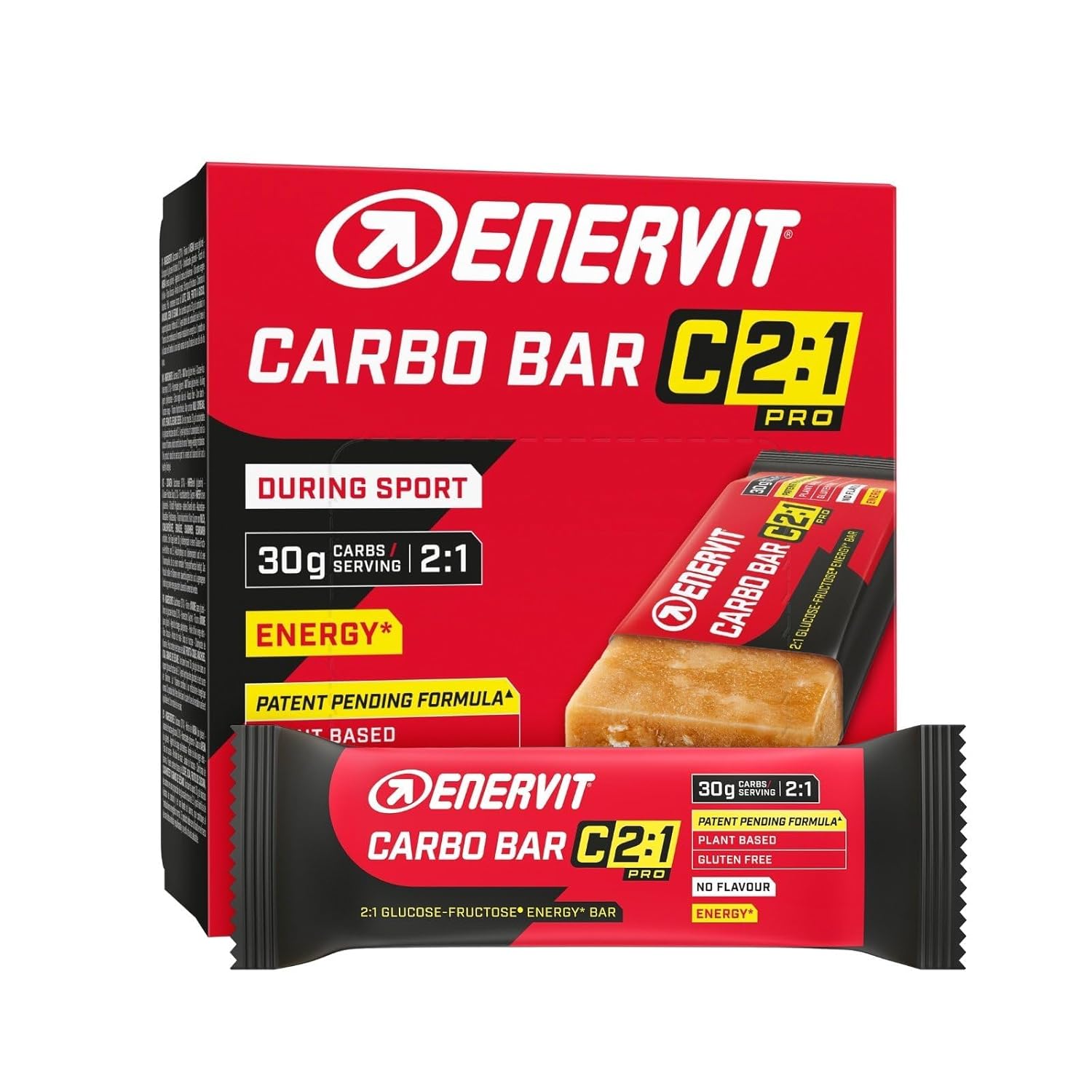 Thumbnail 6 de Enervit Carbo Bar C2:1PRO Salty Peanut Butter – veganer Energieriegel mit 30 g Kohlenhydraten pro 45-g-Riegel