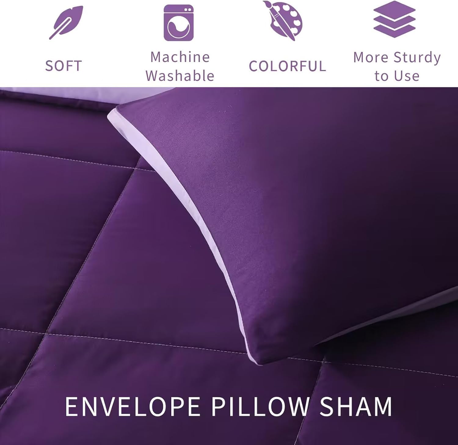 Thumbnail 5 de Exclusivo Mezcla Lightweight Reversible King Comforter Set