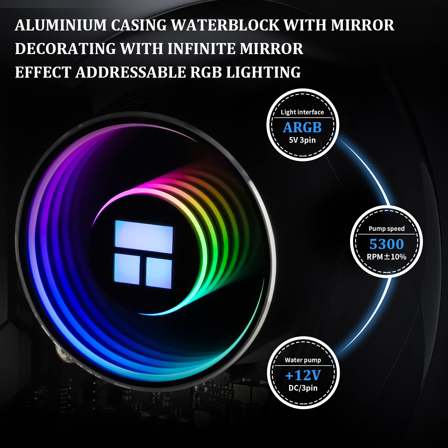 Detalle de Thermalright Frozen Notte 240 ARGB V2 cooler