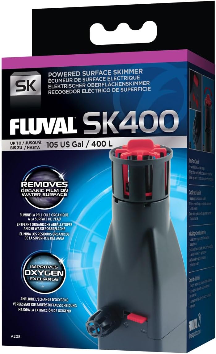 Fluval SK400 Surface Skimmer : écumeur de surface pour aquarium (jusqu’à 400 l)