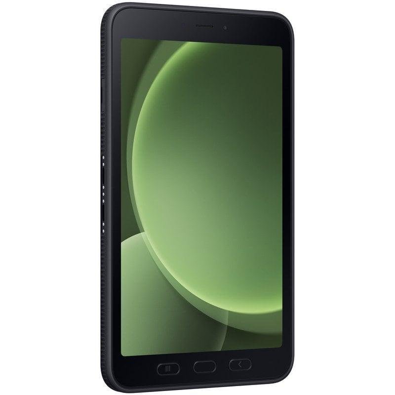 Detalle de Samsung Galaxy Tab Active5 8" 5G, 6GB/128GB, Verde – Resistencia MIL-STD-810H e IP68 con Stylus incluido