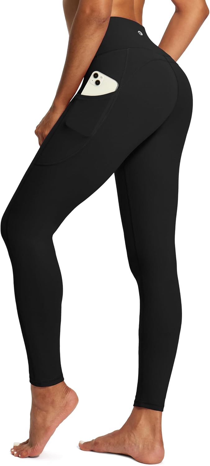 Detalle de IUGA High Waist Yoga Pants with Pockets — Tummy Control 🧘♀