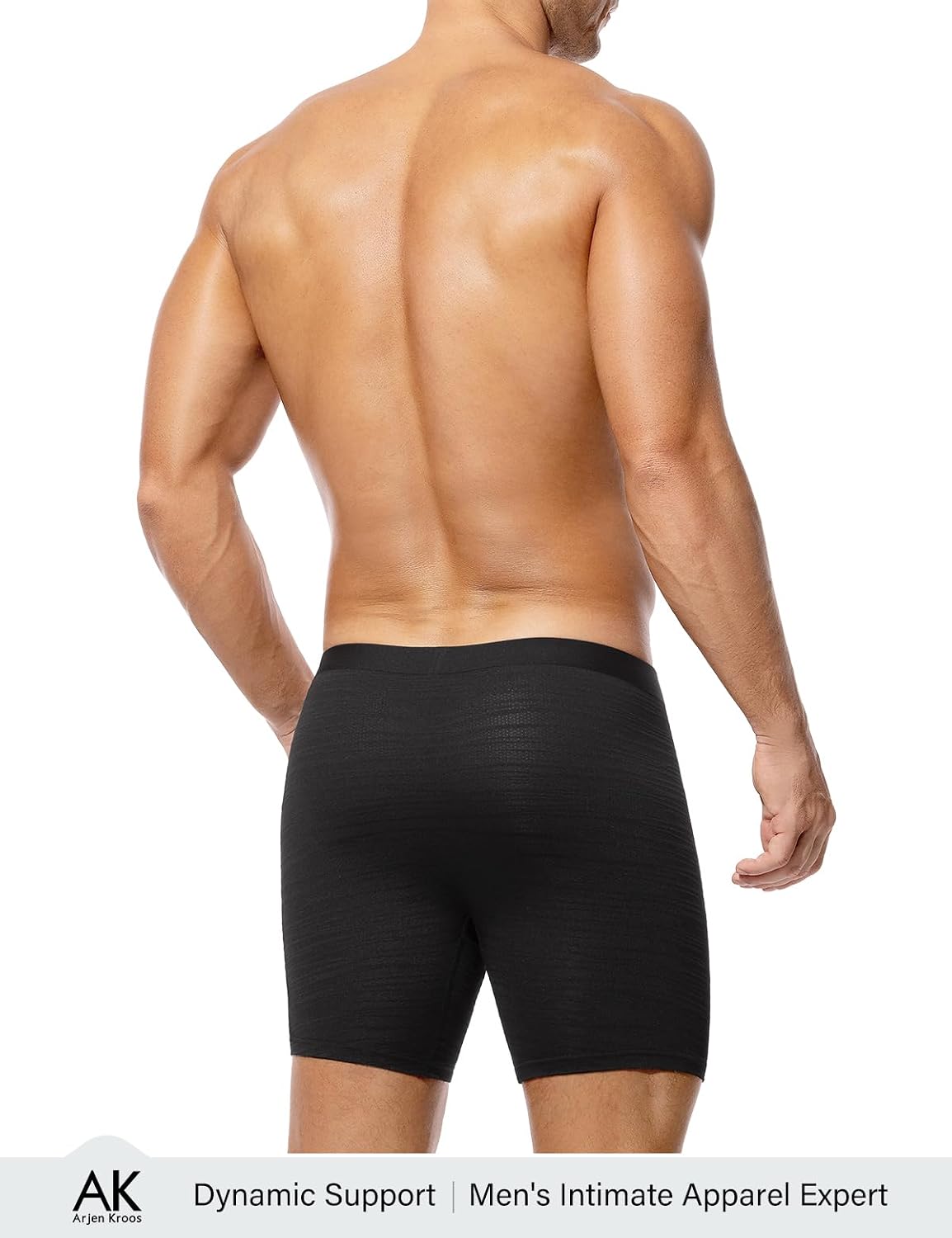 Detalle de Arjen Kroos Men’s Longer Leg Boxer Briefs – Pack of 3