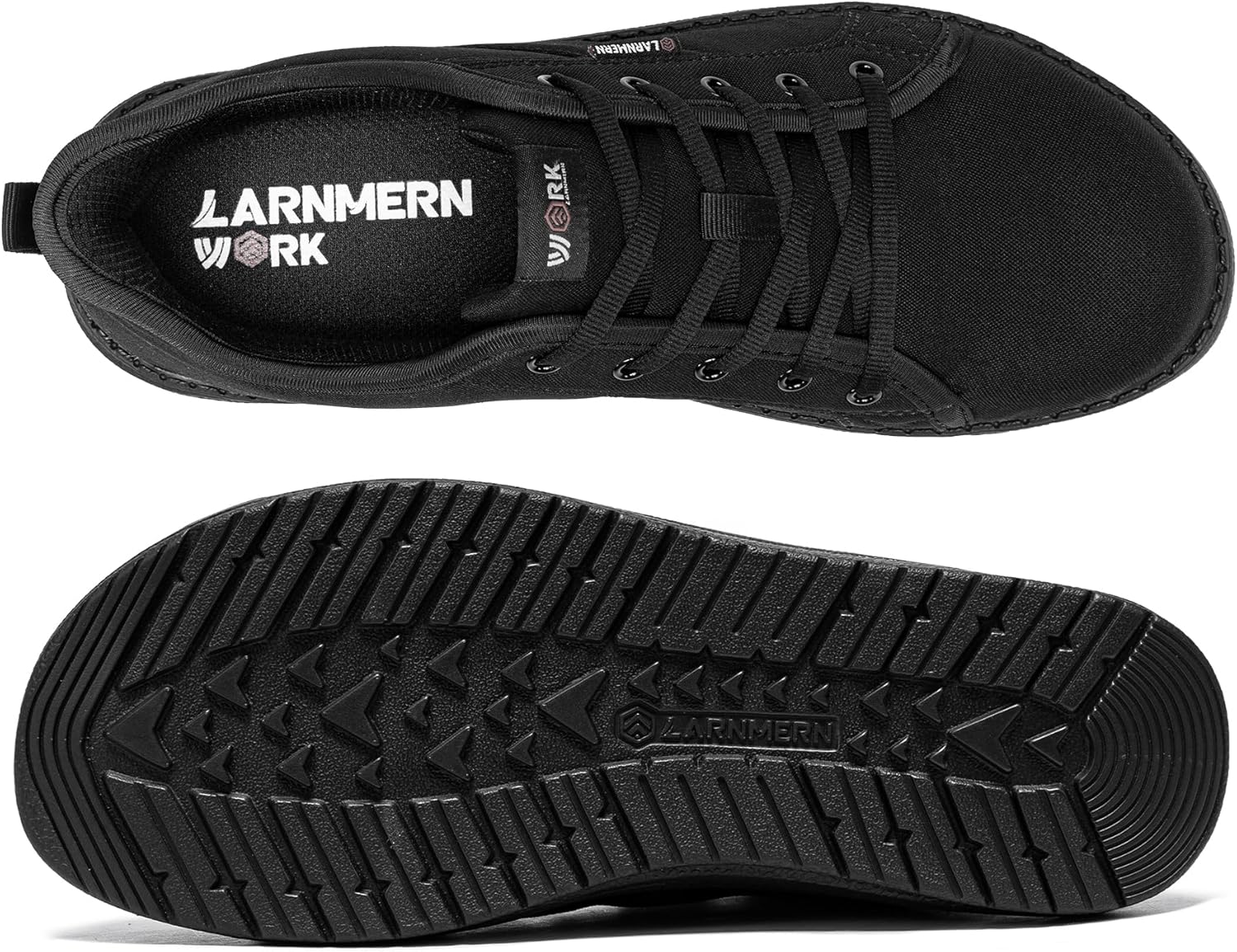 Thumbnail 3 de LARNMERN steel toe cap safety trainers – lightweight slip-on work shoes