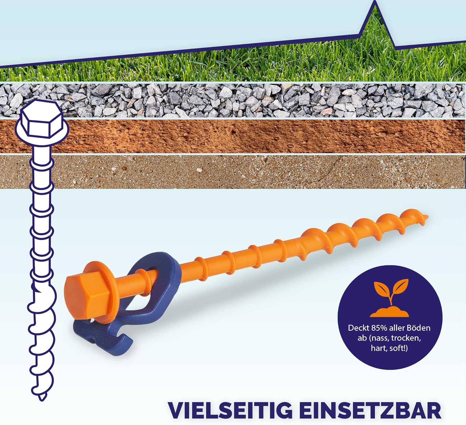Thumbnail 6 de Peggy Peg Schraubhering StartKit – Komplettes Camping-Hering-Set