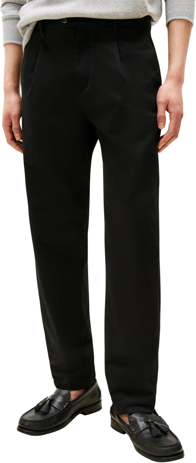 Detalle 2 de Tommy Hilfiger Herren Chino Hose Harlem Satin Relaxed Fit – lässig, bequem und stilvoll