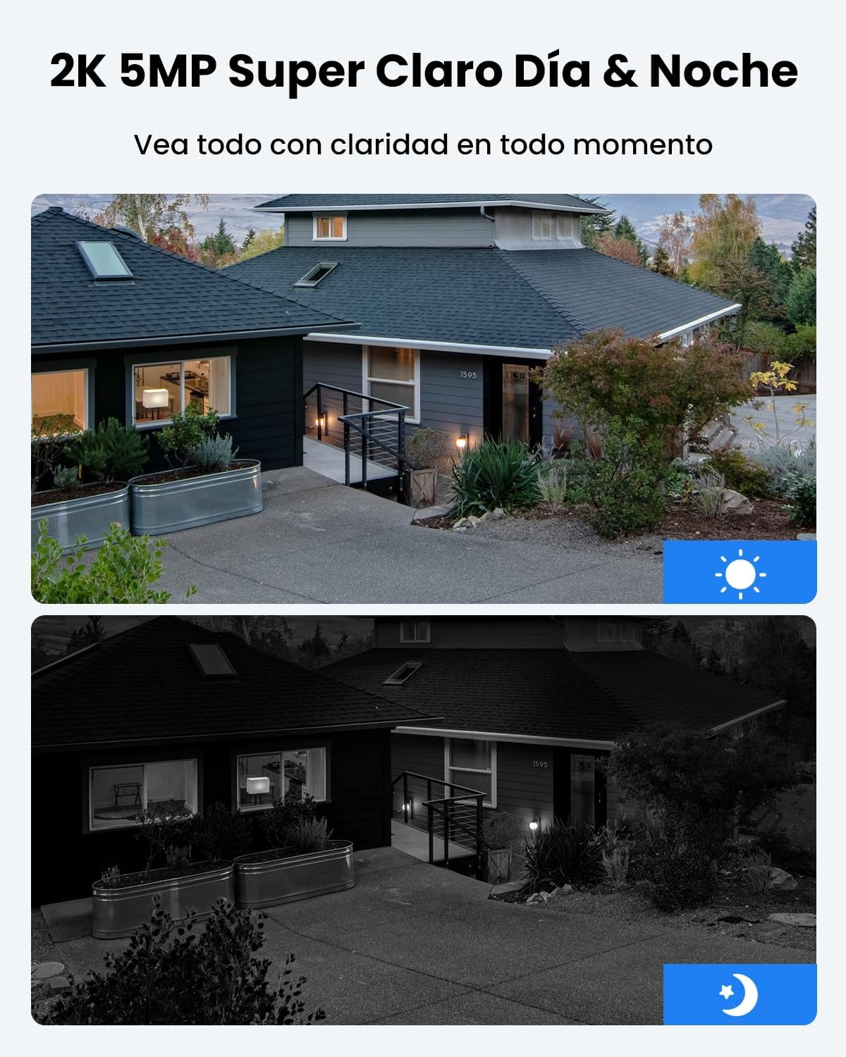 Detalle 2 de Reolink Argus Eco 5MP cámara exterior 2K