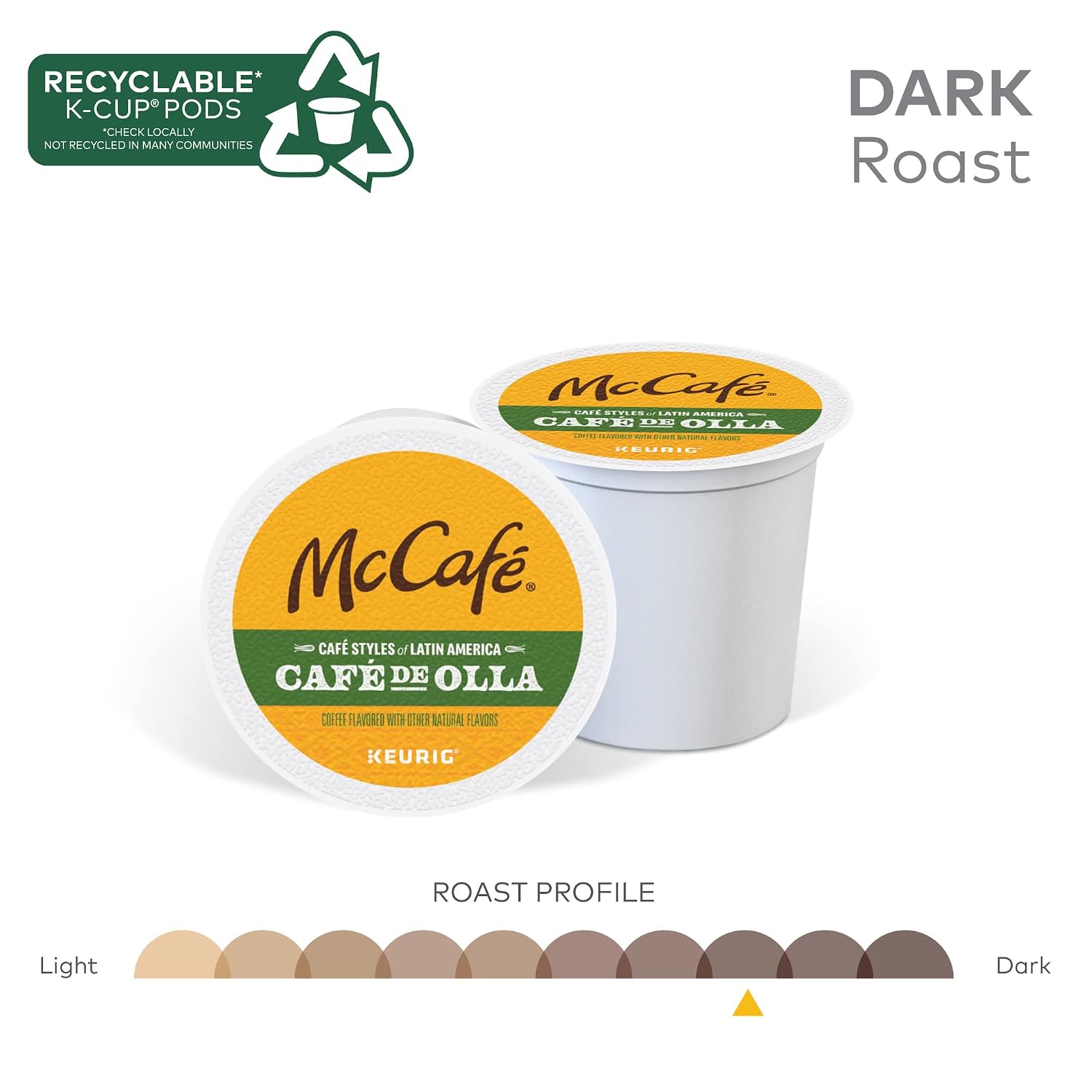 Detalle de McCafe Cafe de Olla K-Cup Coffee Pods, Dark Roast, 60 Count