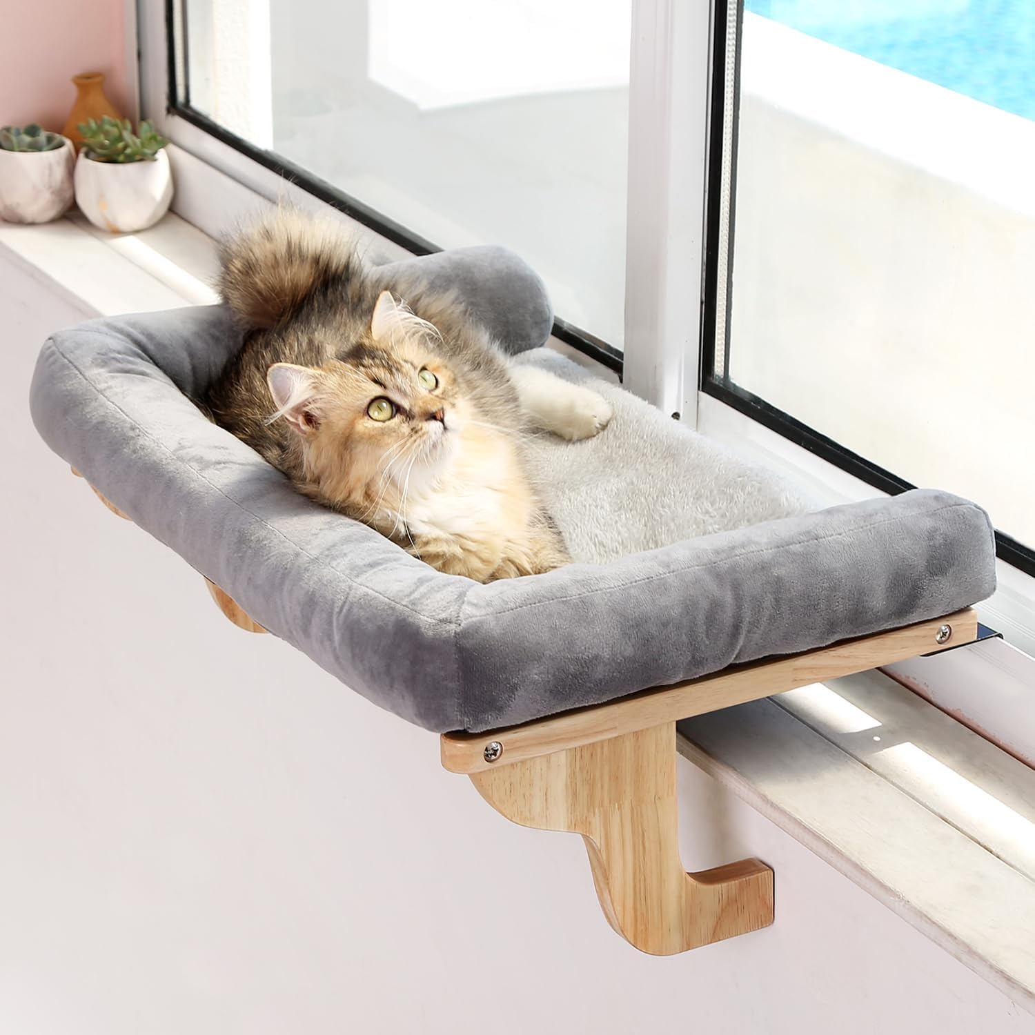Detalle de Zakkart Cat Perch Window Sill