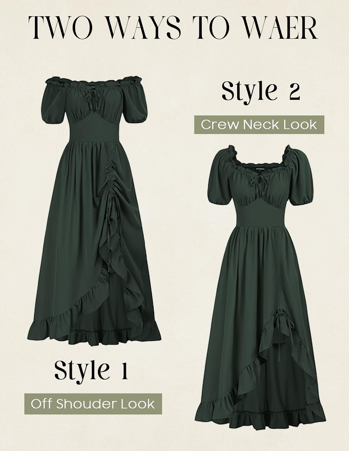 Thumbnail 2 de Scarlet Darkness Renaissance Dress