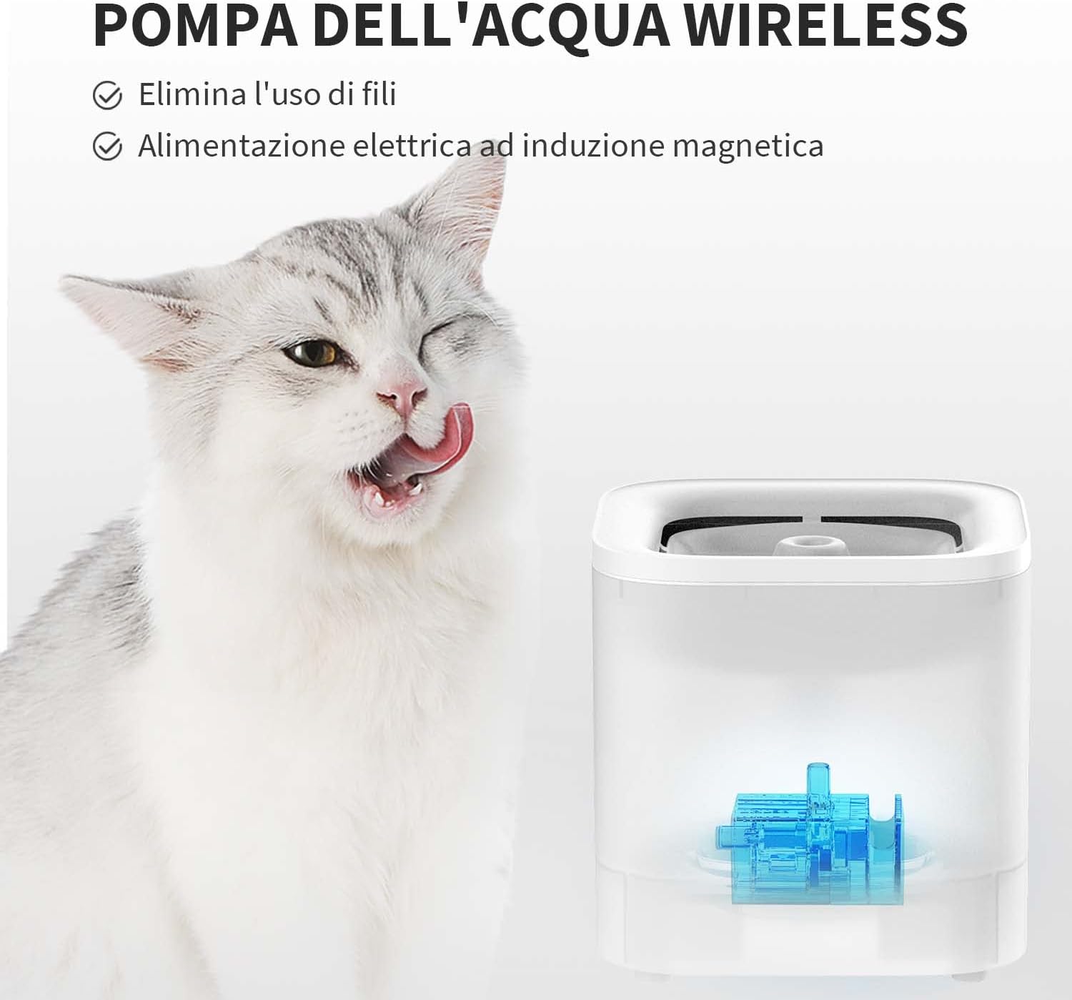 Thumbnail 1 de PETKIT CYBERTAIL Fontana per gatti 1,85 l