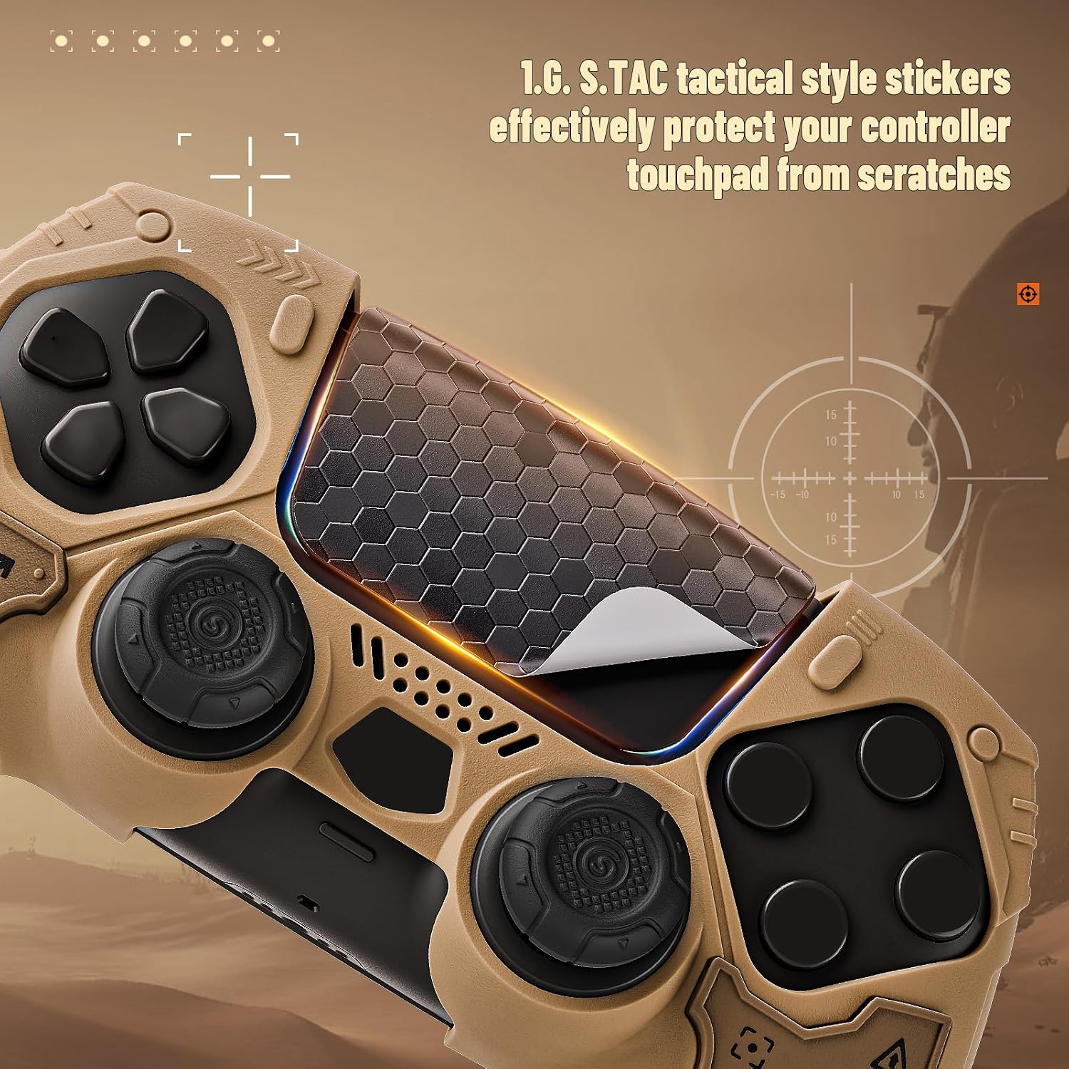 Thumbnail 3 de G.S.TAC Tactical PS5 Controller Skin Set