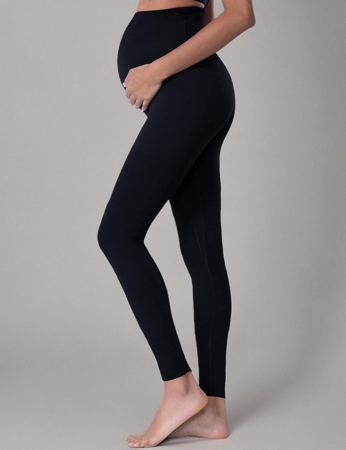 Thumbnail 6 de POSHDIVAH Women's Maternity Leggings — Over‑Belly Yoga Pants