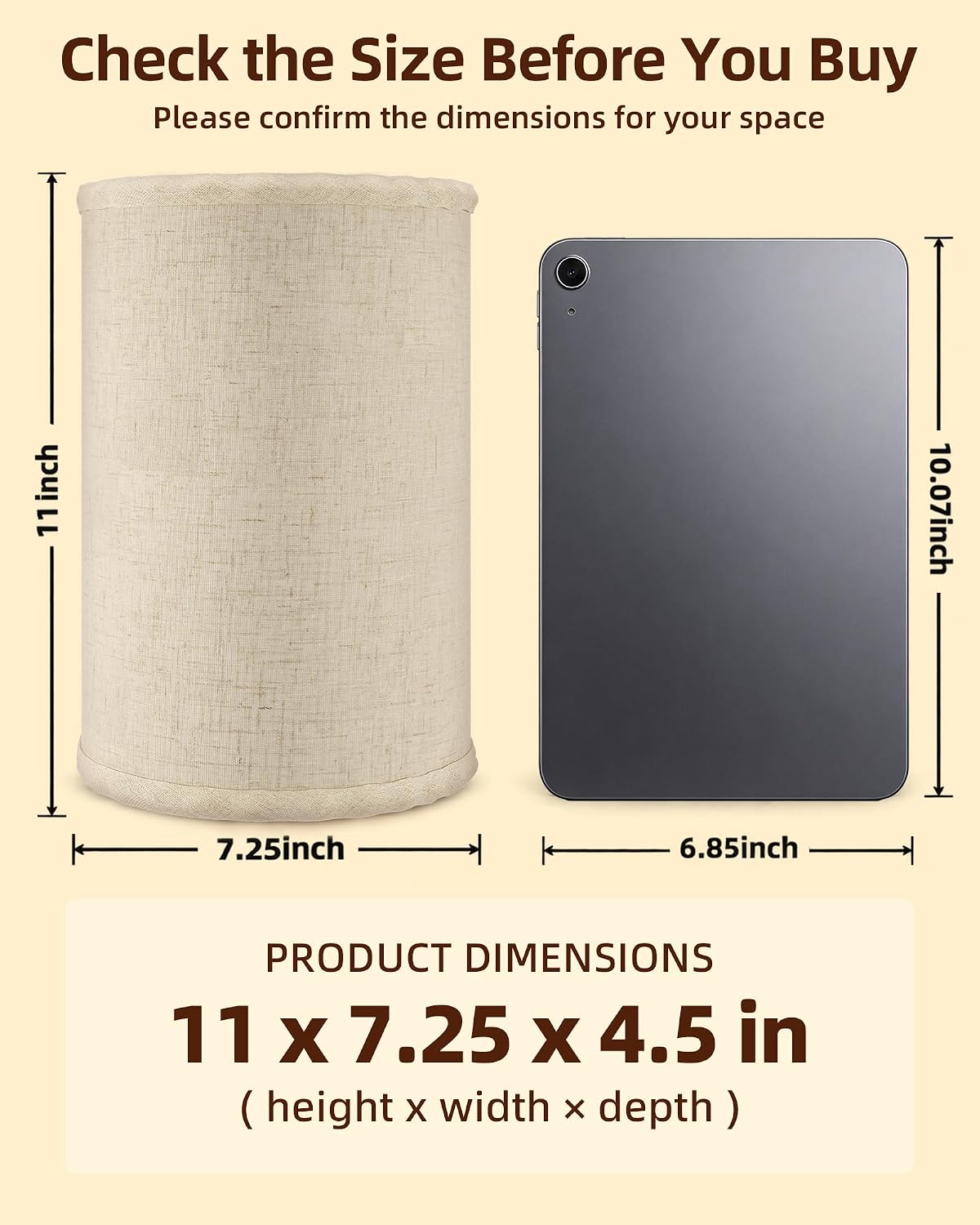 Thumbnail 6 de EZVALO Rechargeable Wall Sconce Set of Two with Remote, Linen Shade, RGB Lighting