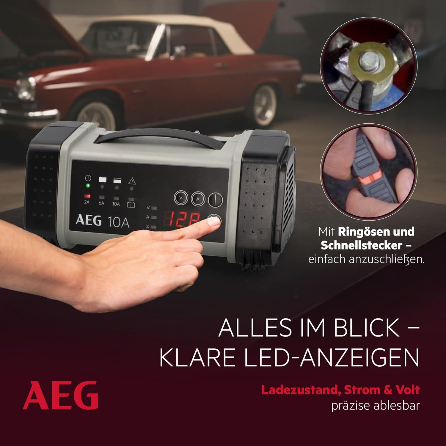 Thumbnail 6 de AEG LT 10 BatterieladegerĂ€t 10A đ