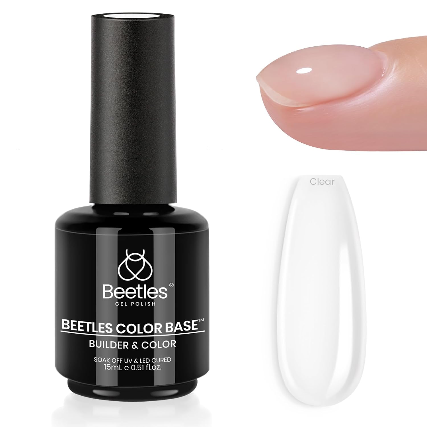 Detalle de Beetles Rubber Base Gel 15ml