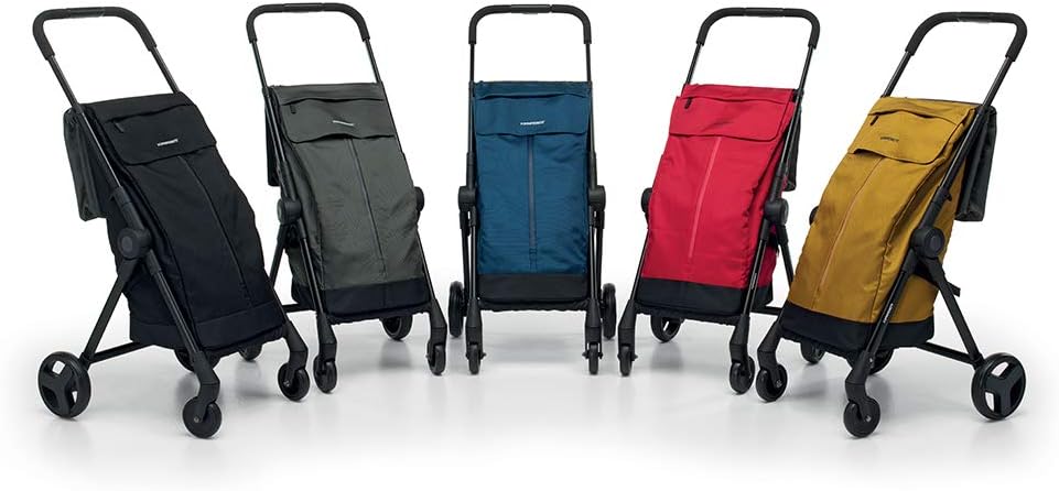 Thumbnail 5 de Foppapedretti Go Fast Chariot à Courses Pliable – 46 L, sac isotherme 8 L et cadre léger