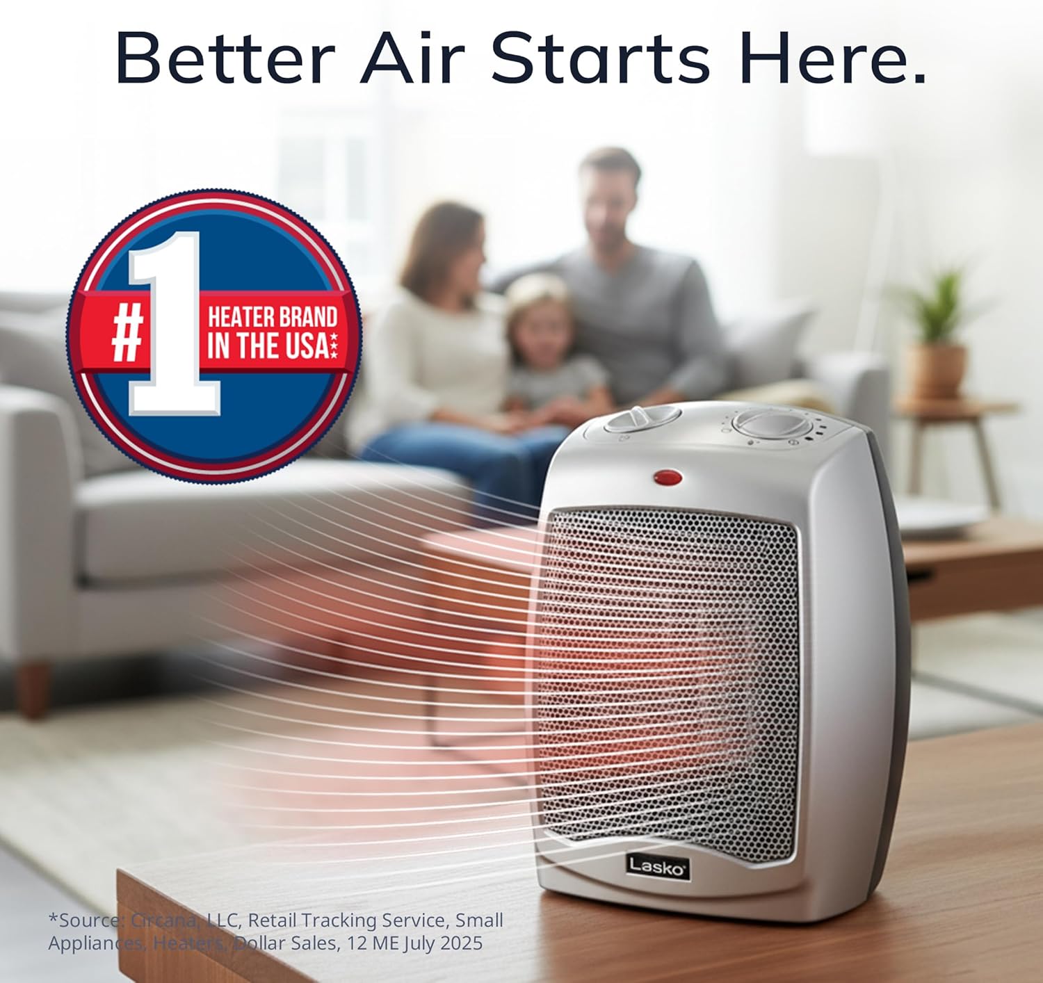 Thumbnail 1 de Lasko 754200 Ceramic Heater with Thermostat