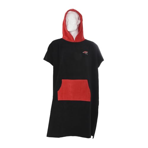 Thumbnail 4 de F2 Surf- und Badeponcho aus Frottee, L/XL, 100 % Baumwolle, Schwarz