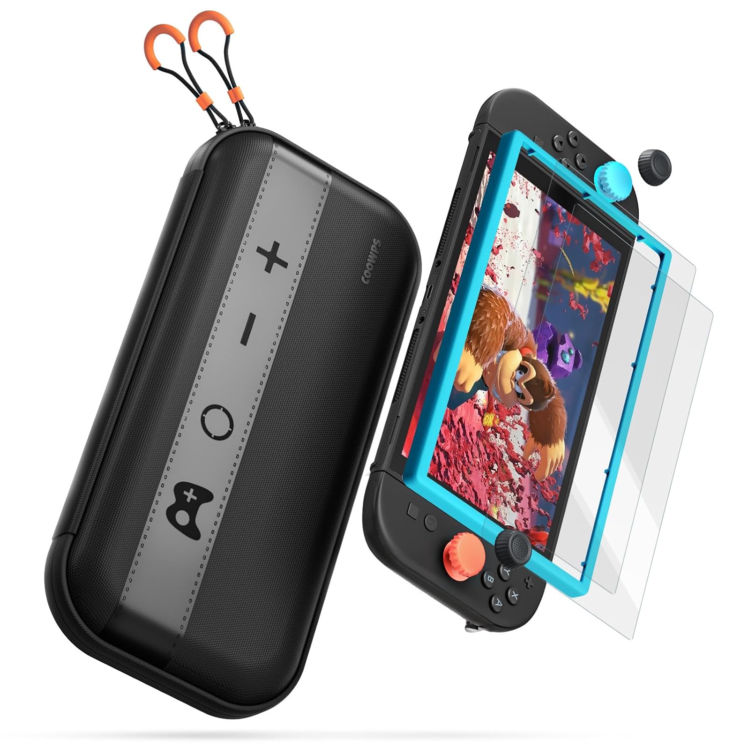 COOWPS Nintendo Switch 2 7-in-1 Travel Case