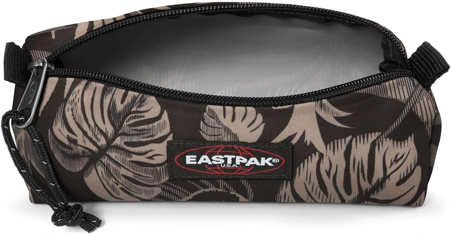 Detalle de Eastpak Brize Black Grey — Single hydrofuge avec motif feuilles tropicales