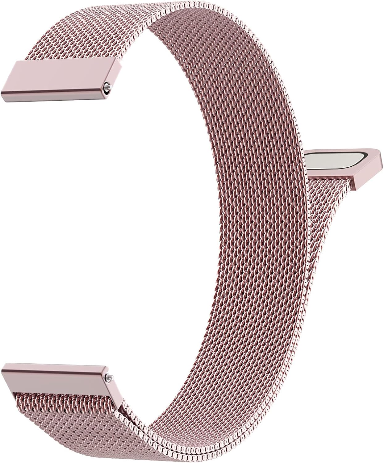 Detalle de Astorgos Stainless Steel Mesh Watch Band for Garmin (18/20/22mm) – Quick Release