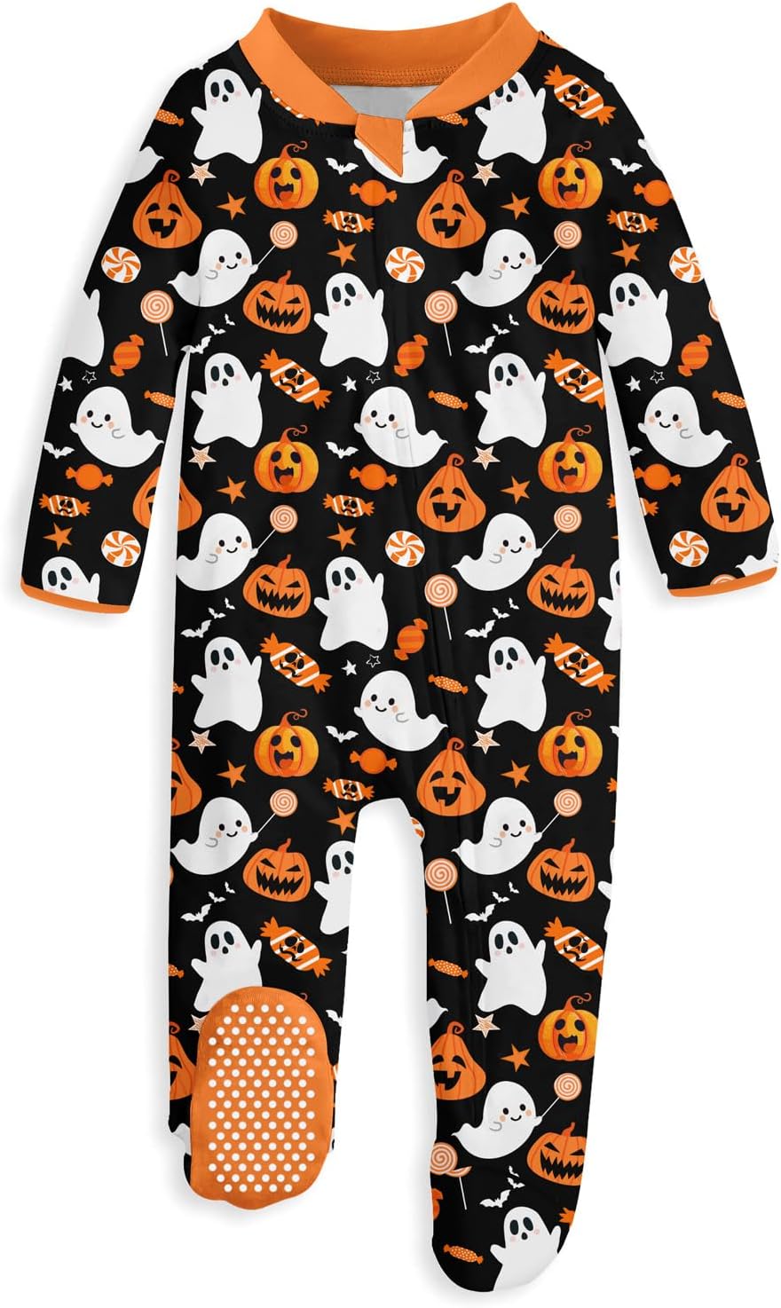 Detalle de UNIFACO Baby Footed Pajamas, 0–12 Months