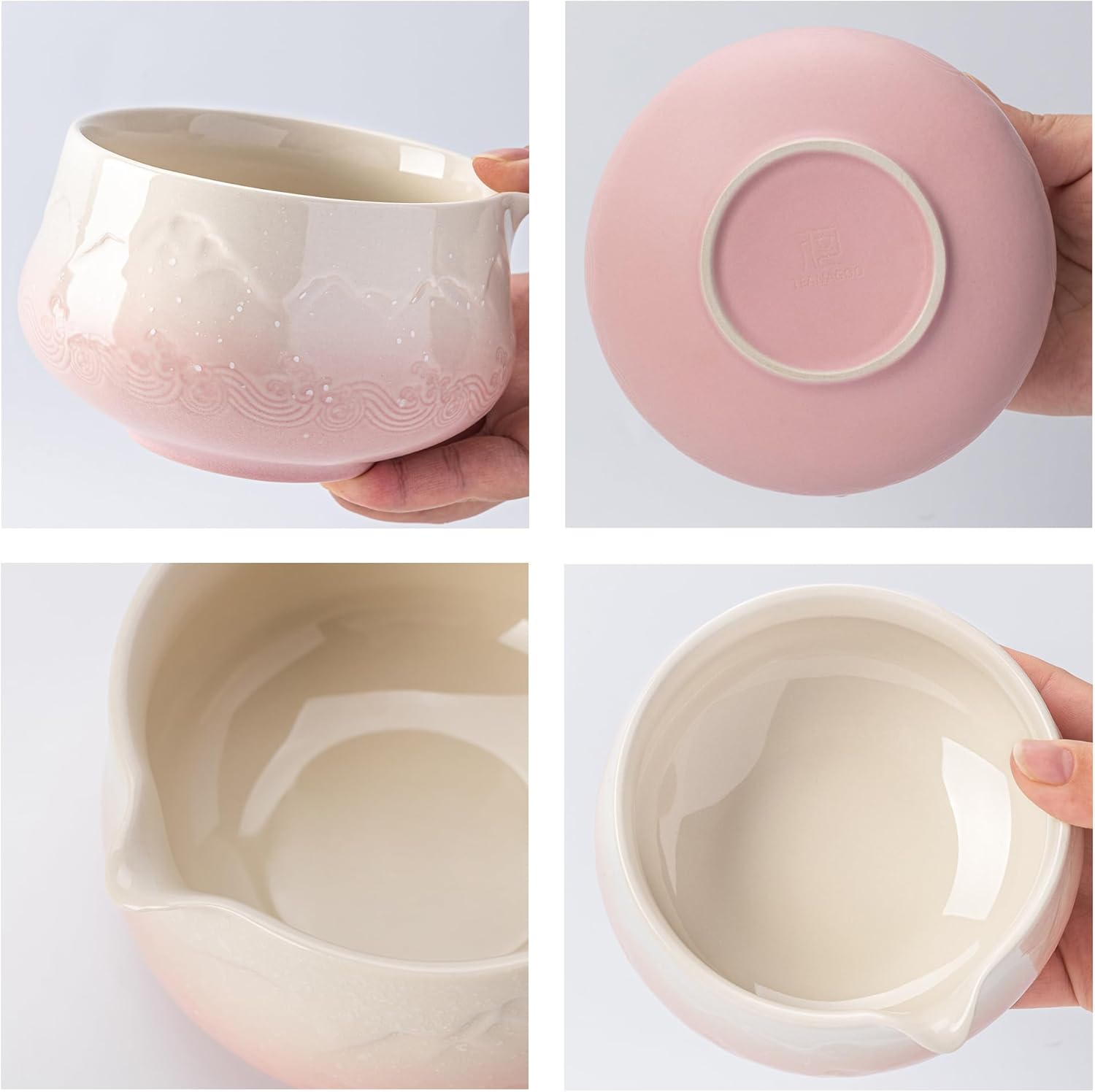 Thumbnail 3 de TEANAGOO 7-piece pink matcha set (ceremony-style chawan, whisk, sifter & more)