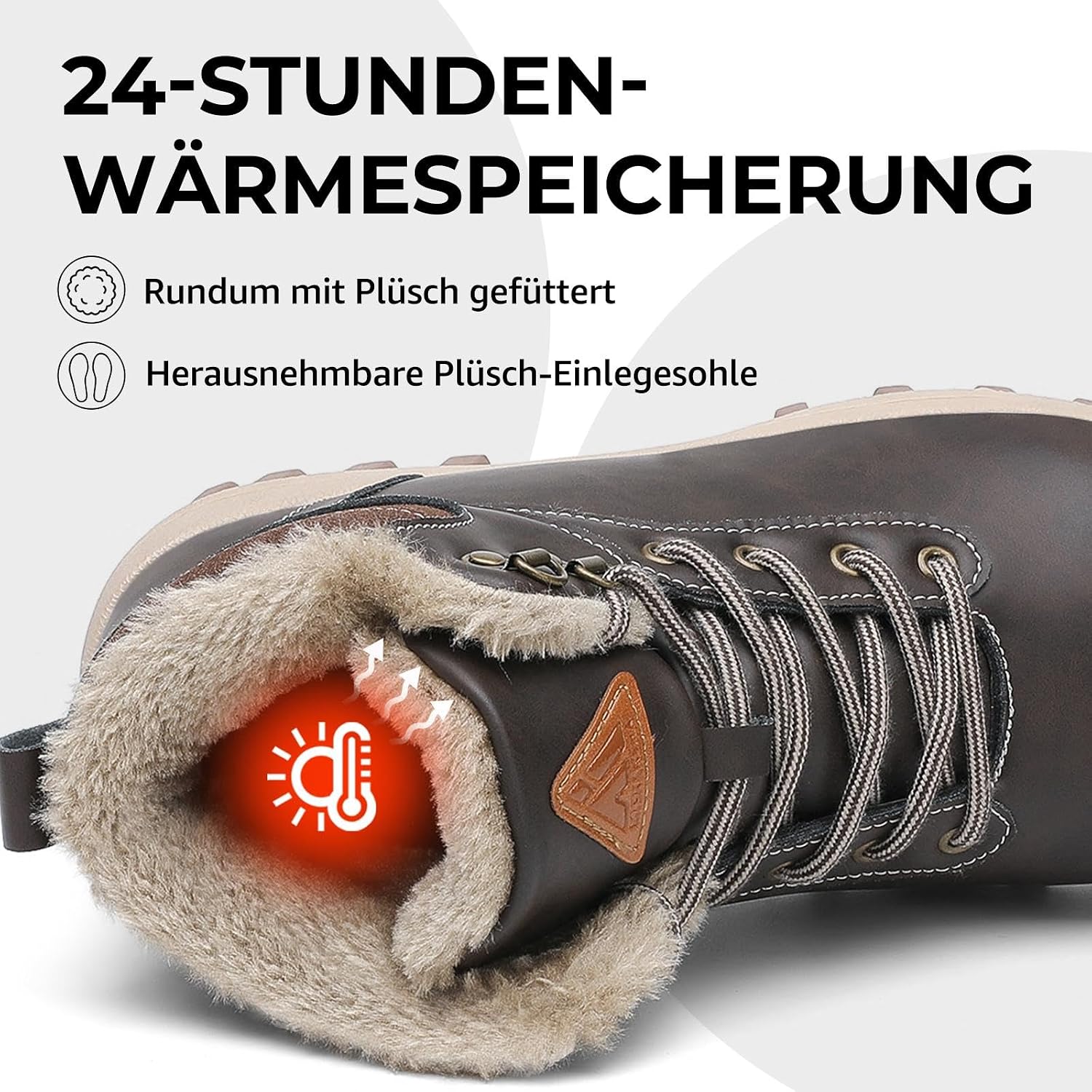 Thumbnail 4 de Mishansha Unisex Botas Invierno Cálido Impermeables Gr.36-48