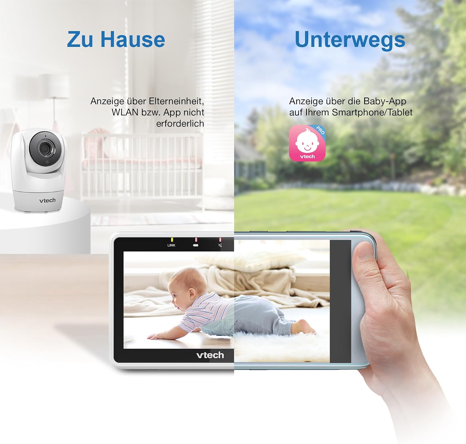 Thumbnail 6 de Vtech VM901-1W WiFi Kamera Babyphone