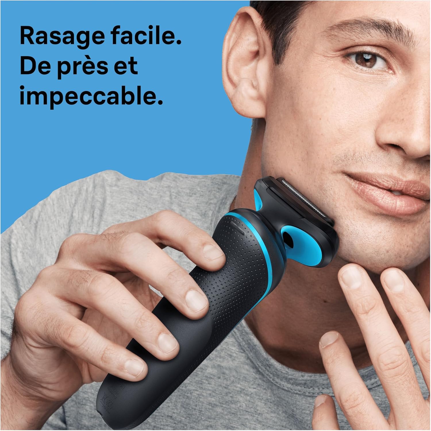 Thumbnail 1 de BRAUN Rasoir Électrique Homme Series 5 51-M4500cs – Wet & Dry, 3 lames flexibles, coffret avec tondeuse à barbe et brosse de nettoyage