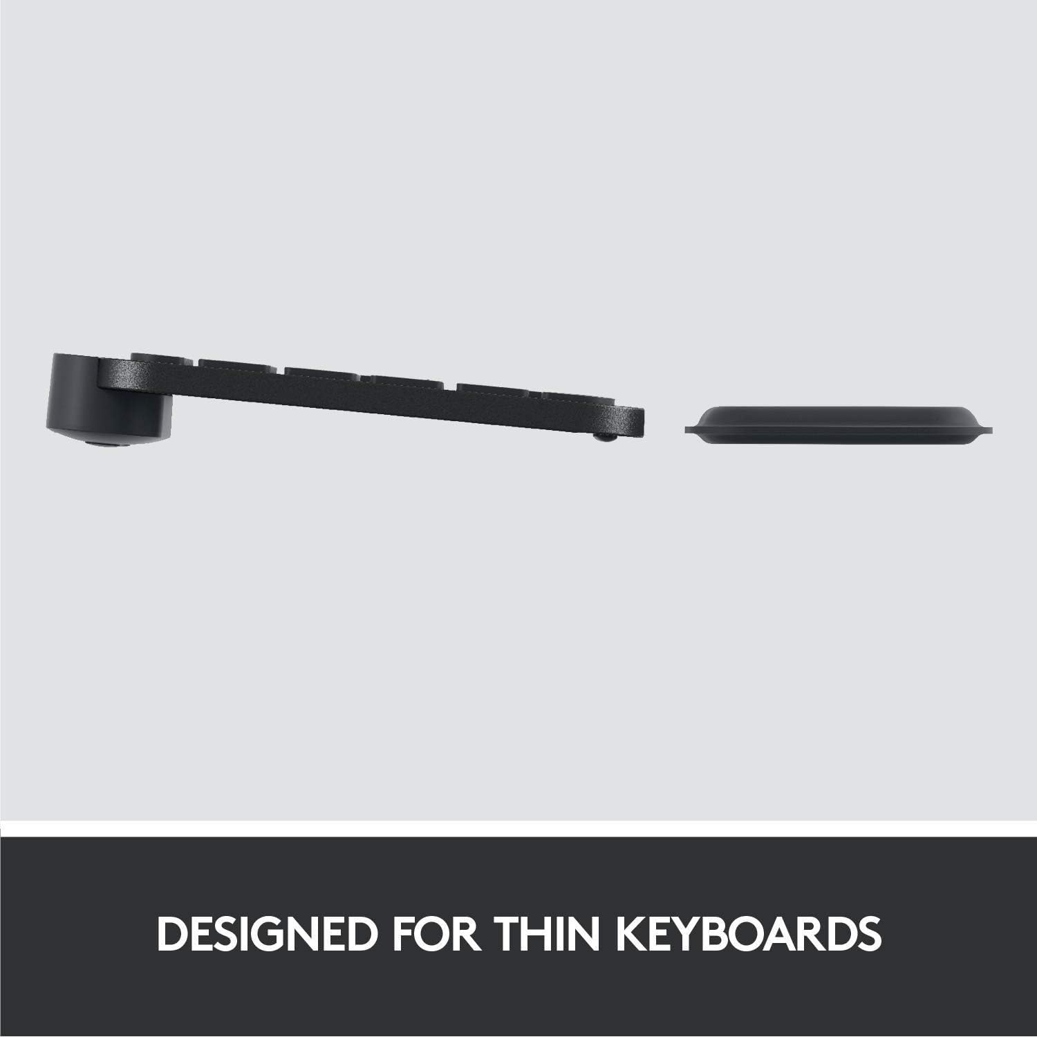 Thumbnail 3 de Logitech MX Palmrest per MX Keys Tastiera, Grafite – supporto polsi comodo e durevole