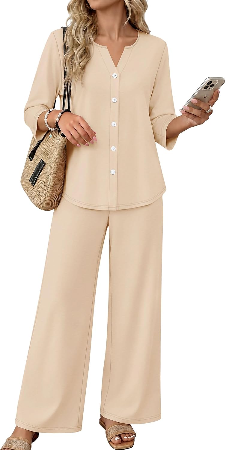 Thumbnail 1 de OFEEFAN Women's Loungewear Set, Polyester Blend