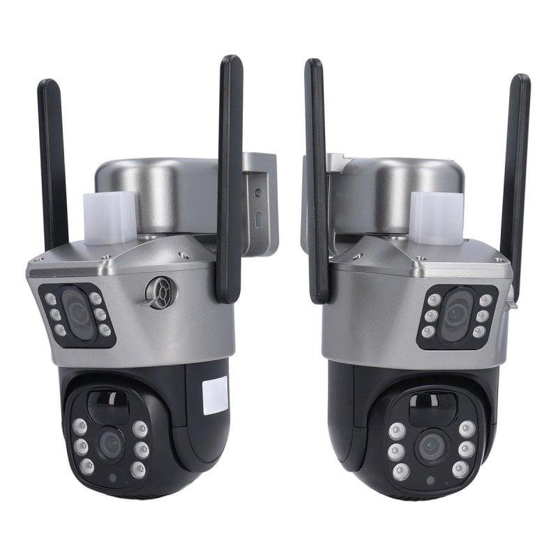 Detalle 2 de Klack Cámara de Seguridad Solar WiFi doble lente IP66