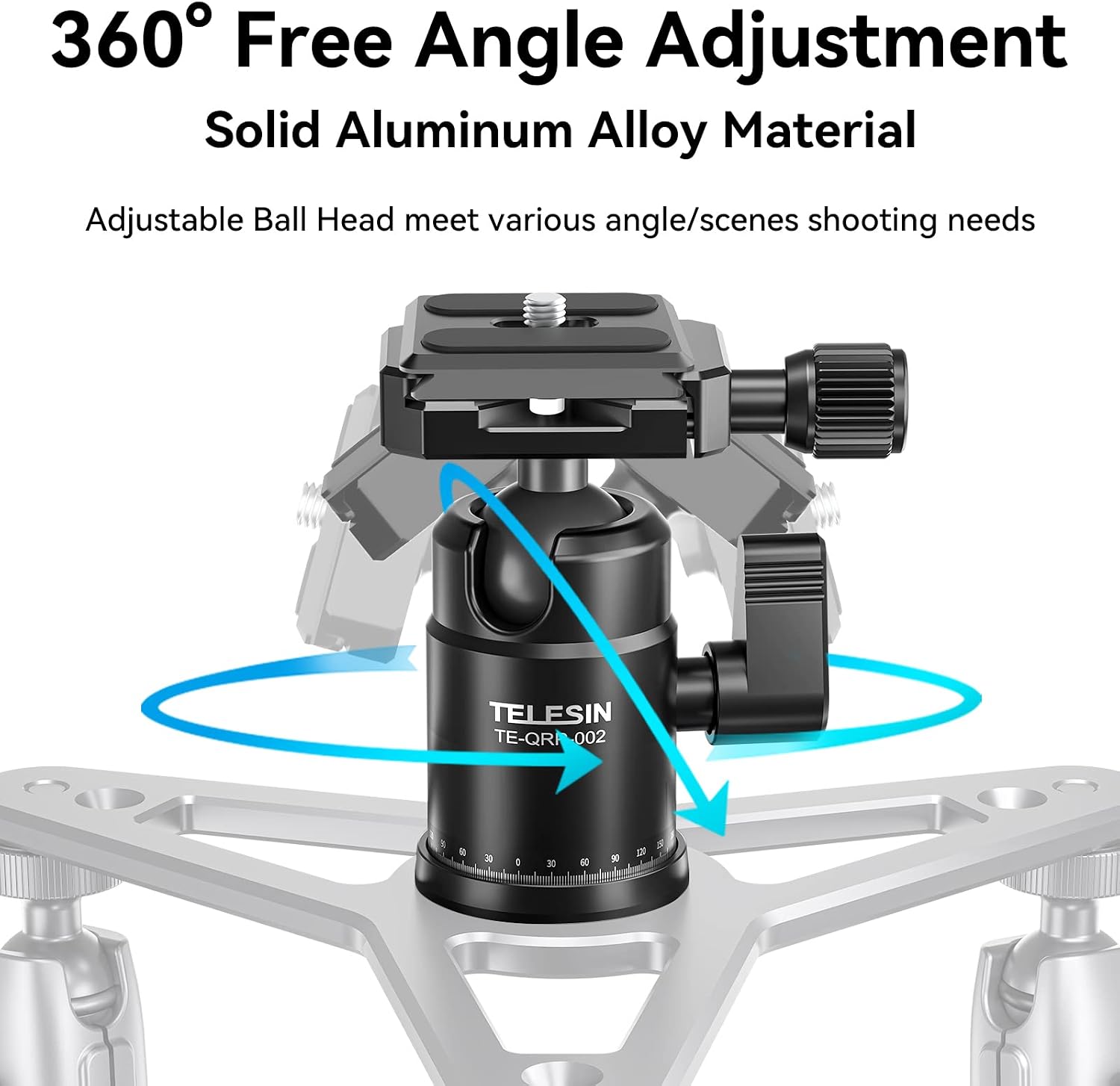 Thumbnail 4 de Triple Suction Cup Car Mount with 360° Rotation for Action Cameras