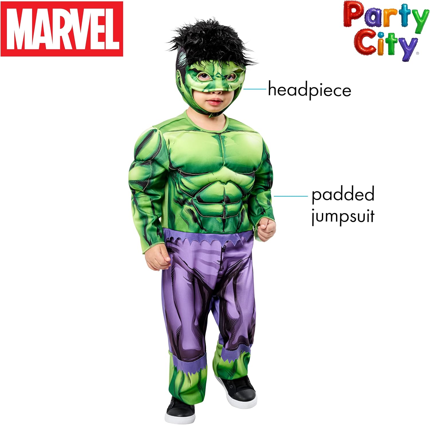 Thumbnail 1 de Party City Hulk Costume, 4T