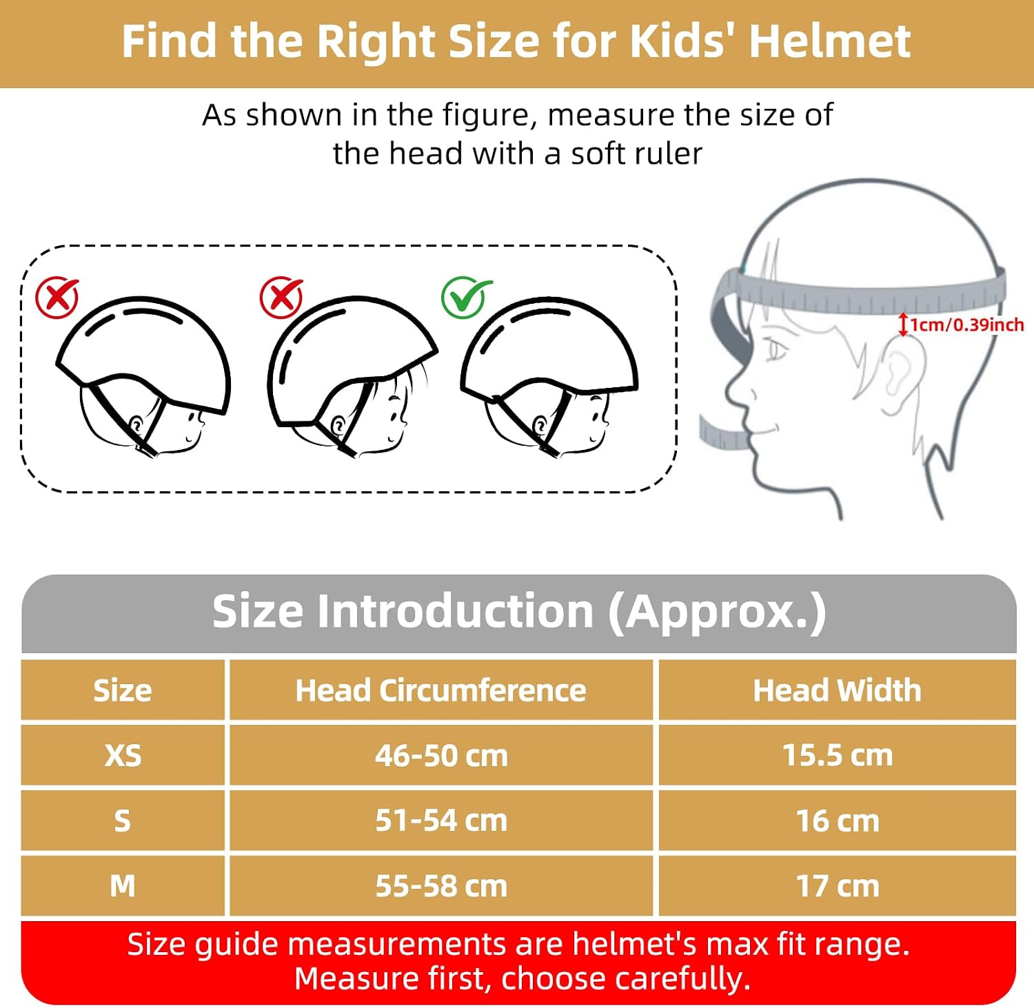 Detalle de KORIMEFA Kids Bike Helmet adjustable for ages 2–13
