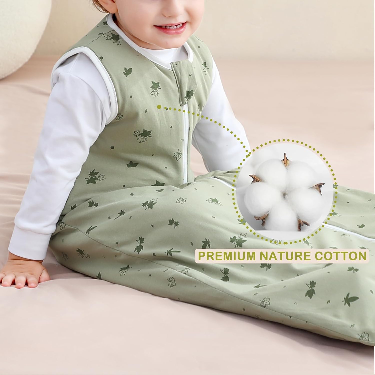 Thumbnail 4 de Nivolltha Super Soft Baby Sleeping Bag 1.5 TOG (100% Cotton) for 18–36 Months – Maples