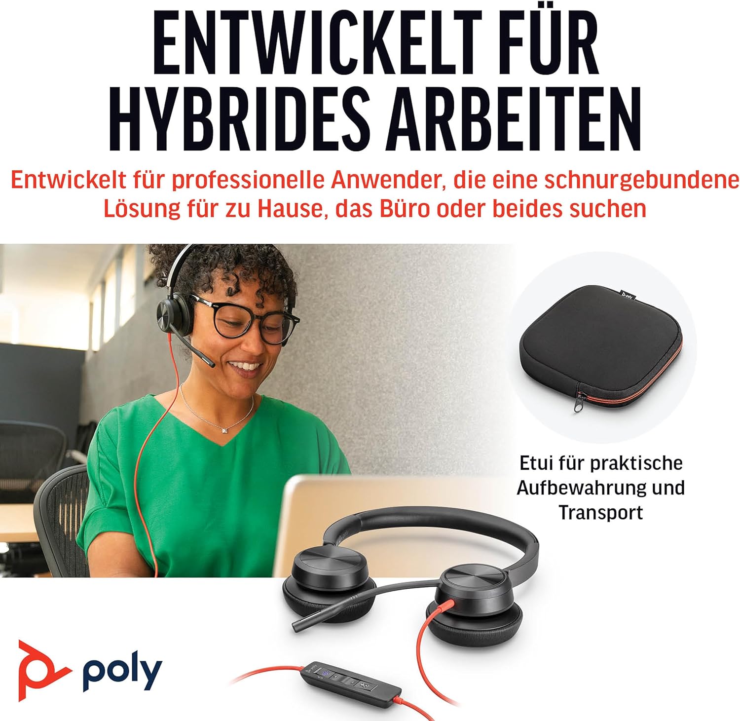 Thumbnail 1 de Blackwire C8225 Headset mit Teams, USB-C