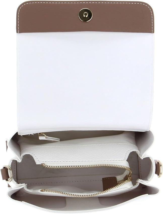 Thumbnail 4 de Valentino Alexia Satchel Bianco/Cuoio bolso bandolera