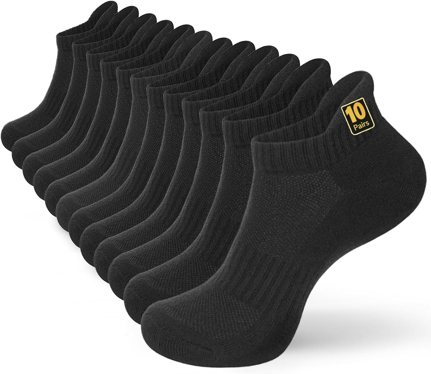 Thumbnail 6 de Wamicu 10 Pares Calcetines Tobilleros Hombre – Algodón Transpirable para Verano (Talla 43-46)