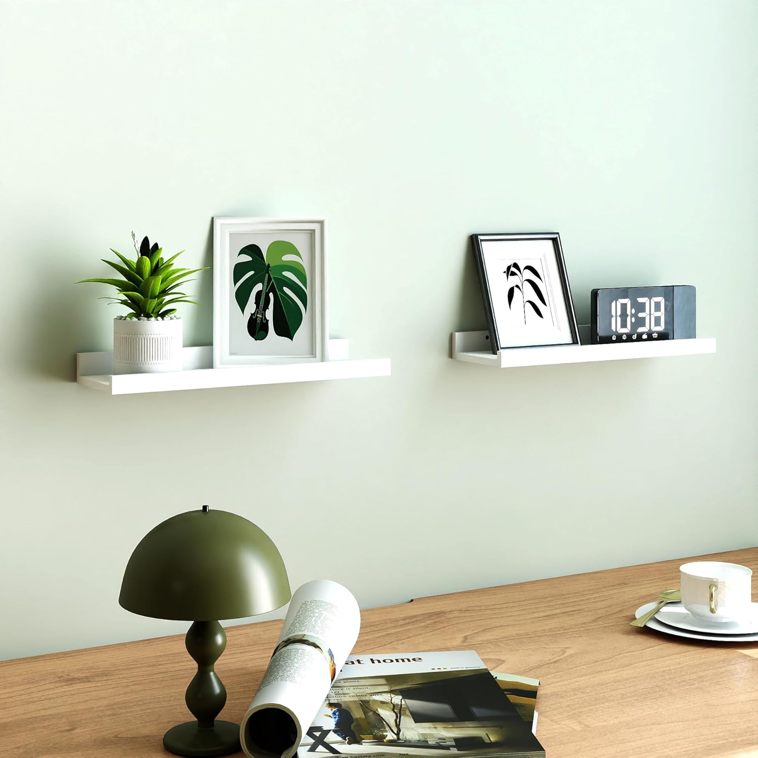 Thumbnail 1 de Solrot Floating Shelves, 14 Inches