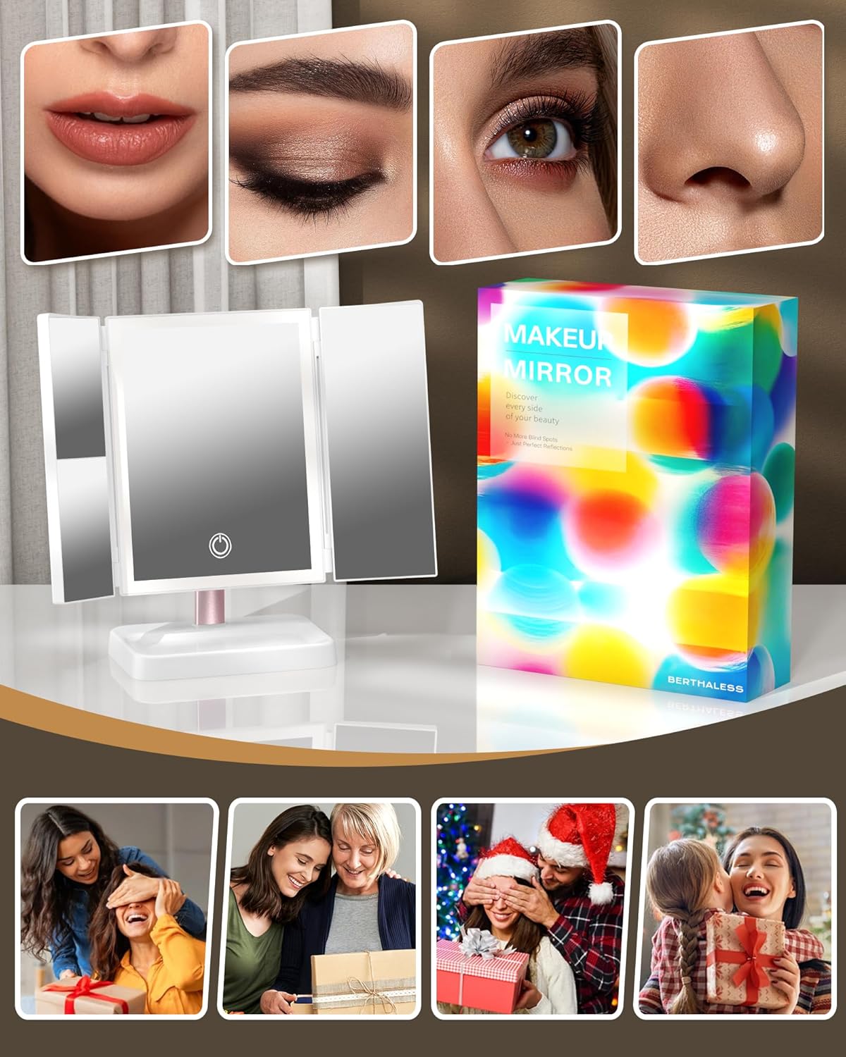 Thumbnail 6 de BERTHALESS Makeup Mirror 2400 mAh 🪞