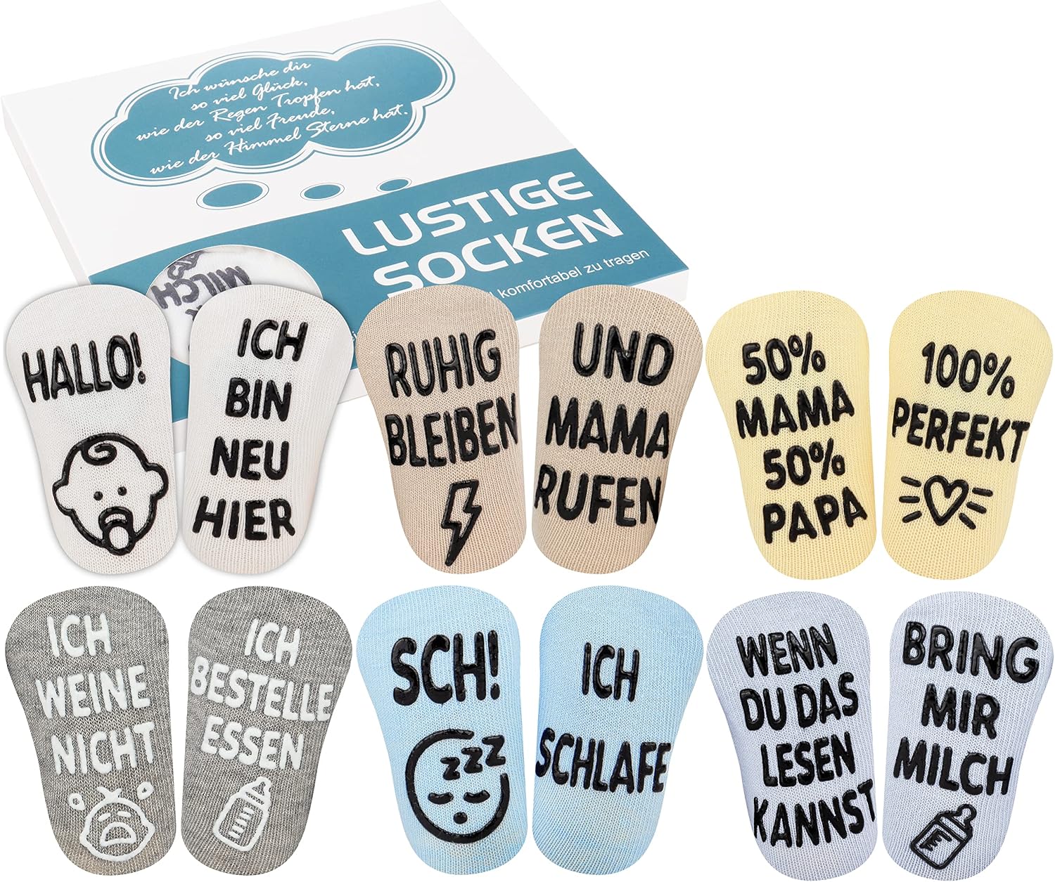 Thumbnail 2 de Belloxis Babysocken 0-12 Monate