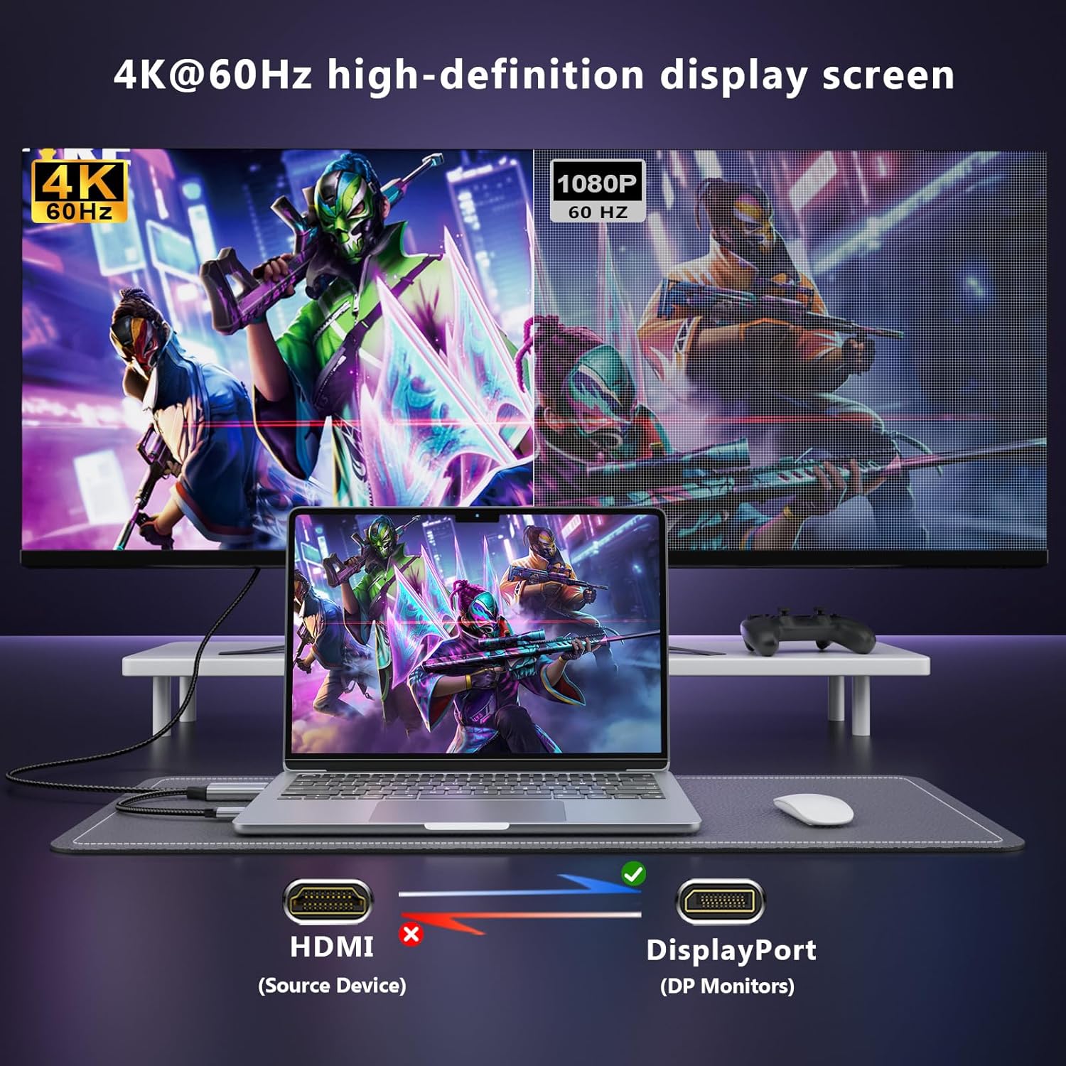 Thumbnail 1 de SWITCHFLUX Active HDMI to DisplayPort Cable review