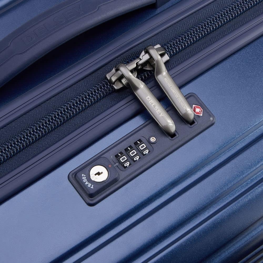Thumbnail 6 de DELSEY Paris Caumartin Plus – Valise cabine rigide 55x35x25 cm, 41 litres, S, Bleu Acier
