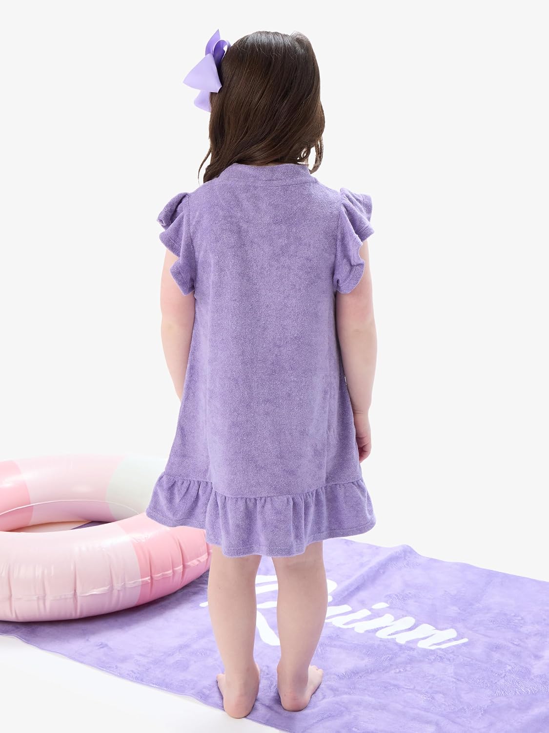 Detalle 2 de RuffleButts Baby Swim Cover-Up in Terry