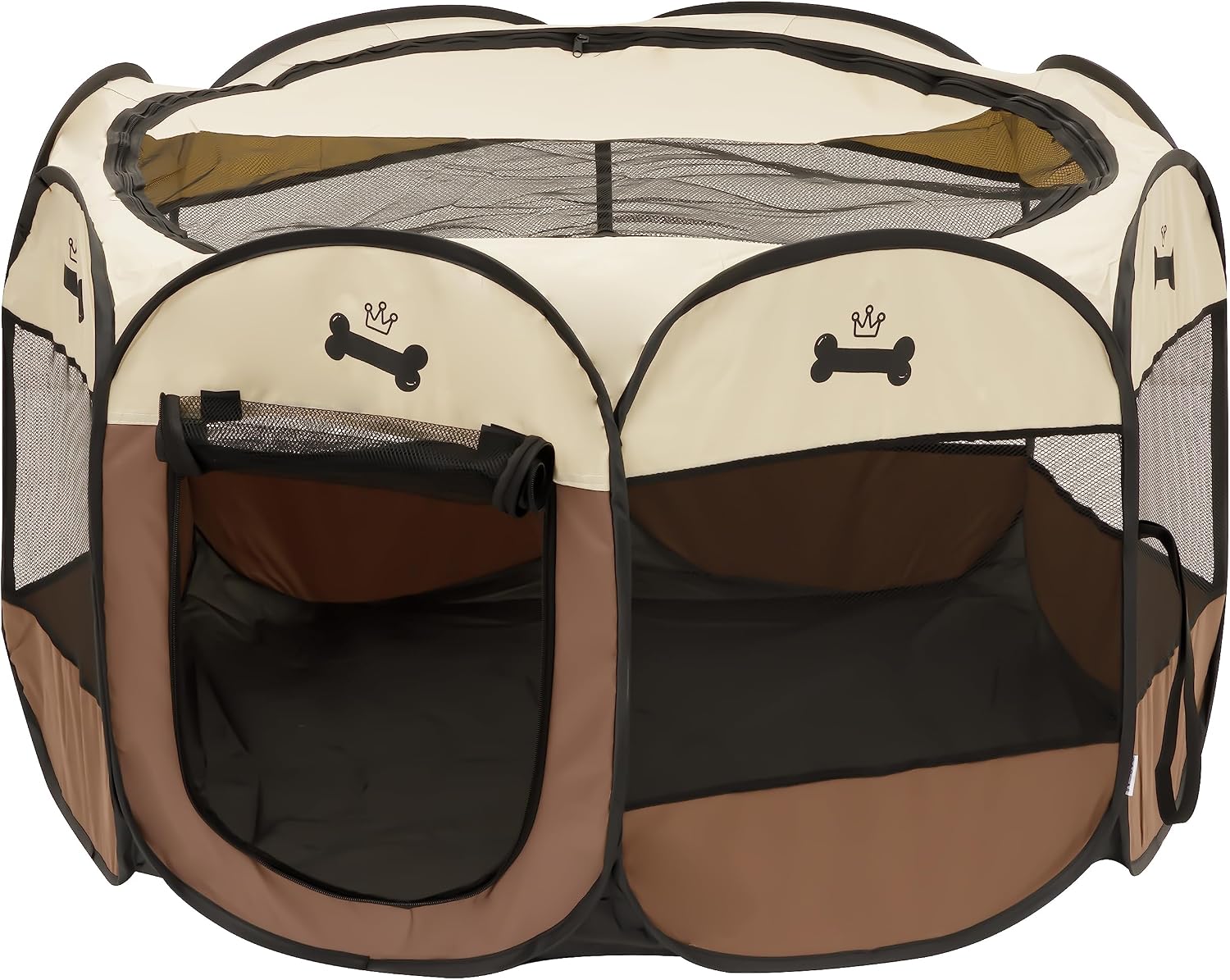 Baroni Home Recinto Pieghevole per Cani e Gatti L 96 cm