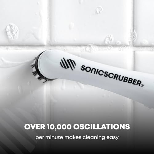 Detalle de SONICSCRUBBER Sonic Scrubber Oscillating Cleaning Brush — versatile electric scrubber for kitchen and bathroom